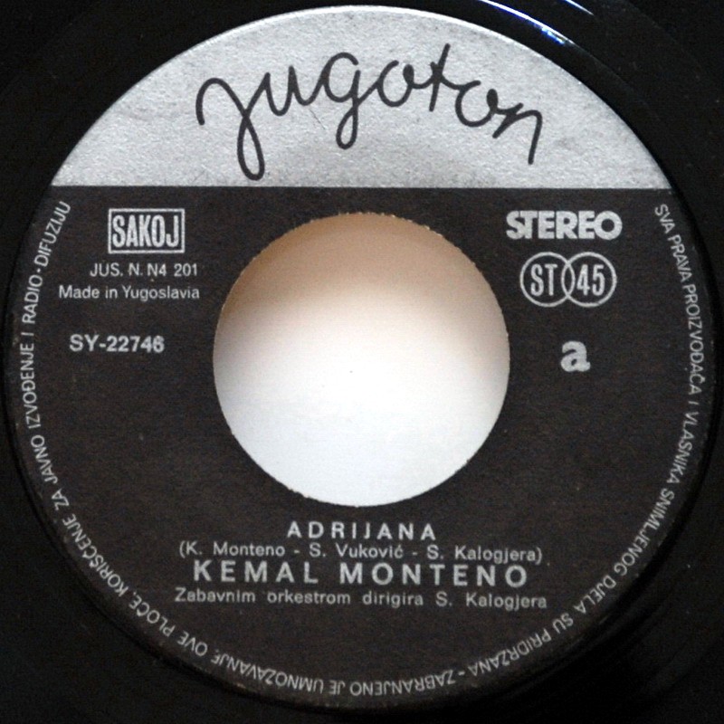 Kemal Monteno 1974 Adrijana vinil 1