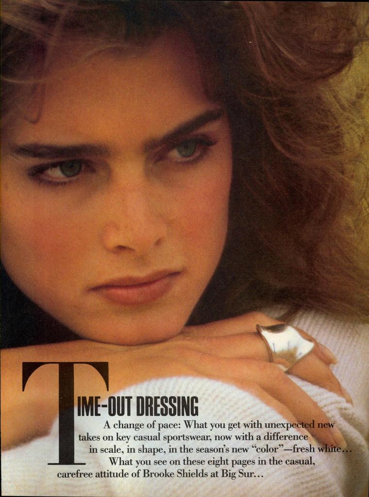 Brooke Toscani Vogue US September 1984 02