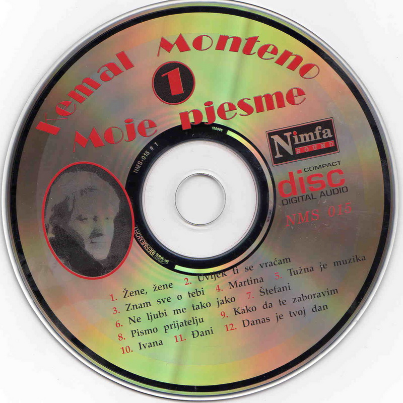 Kemal Monteno 1996 Moje pjesme 1 CD