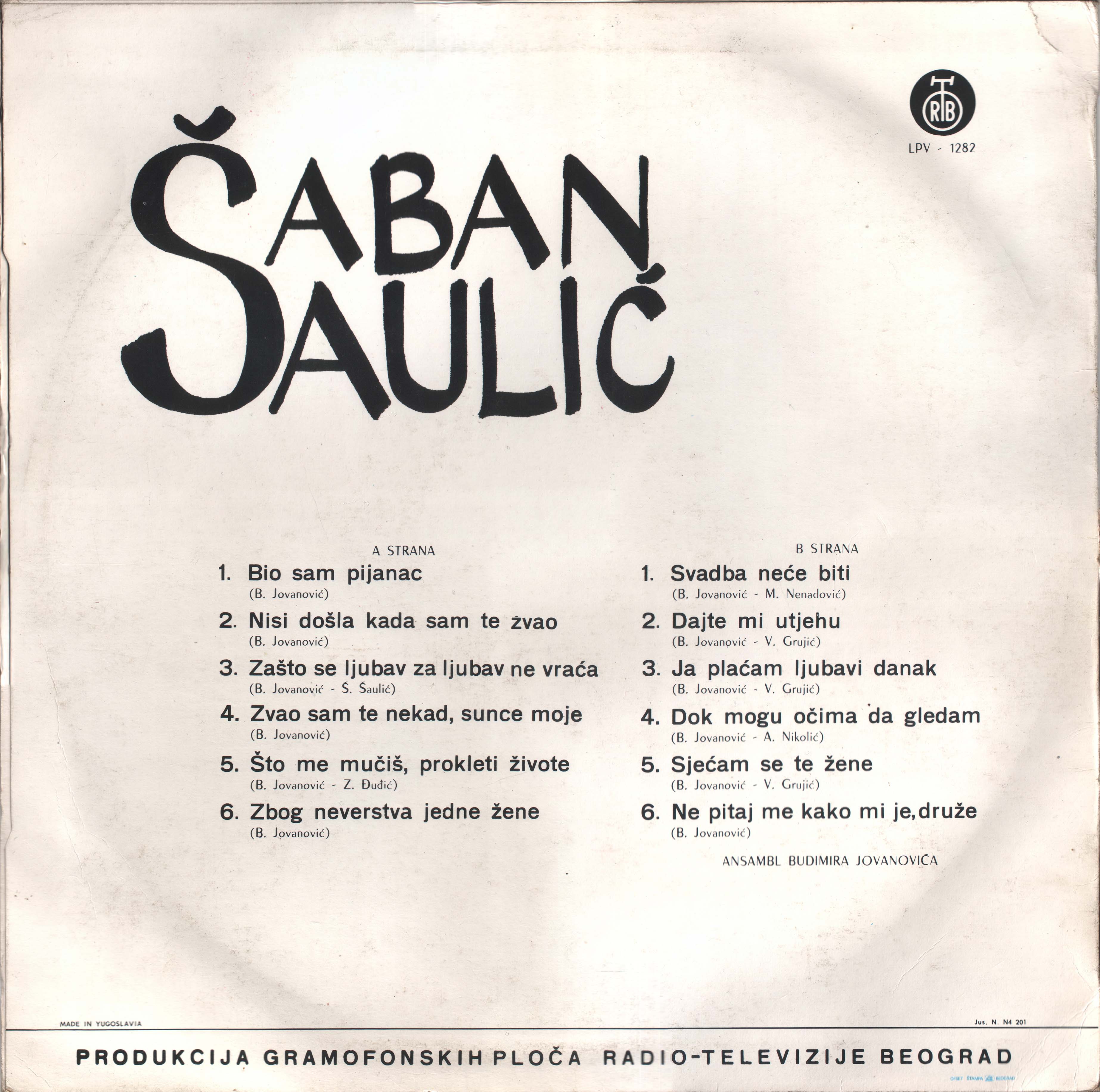 Saban Saulic 1973 Z